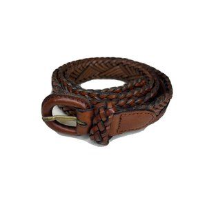 Vintage Leather Belt Italian Leather size 30